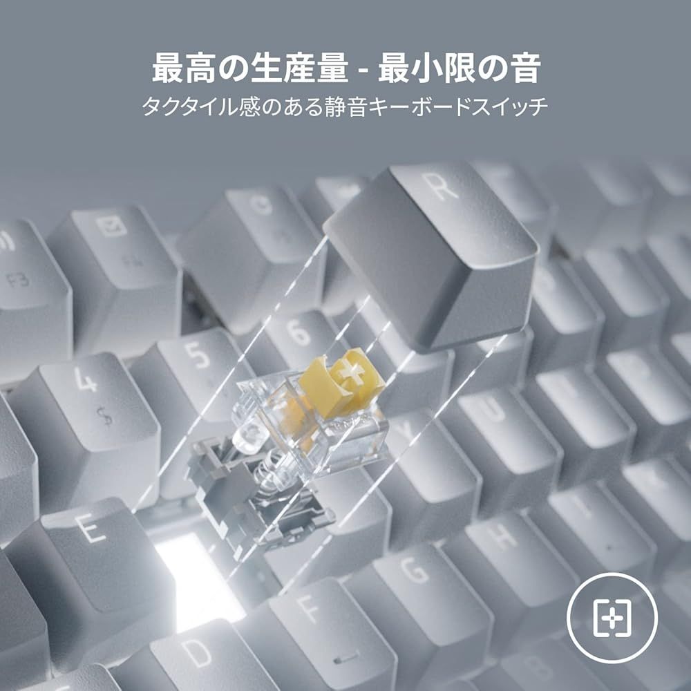 Razer Pro Type Ultra JP RZ03-04110800-R3J1 メカニカルキーボード 日本語配列 ワイヤレス 静音