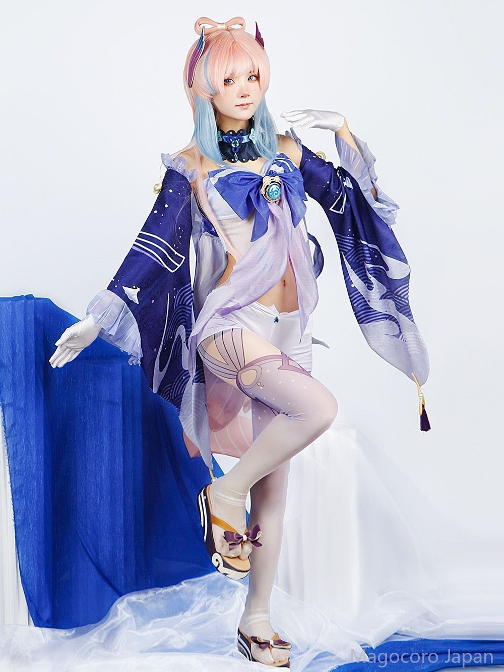 cosplay衣装原神コスチューム海祇島現人神巫女アニメ珊瑚宮心海二次元