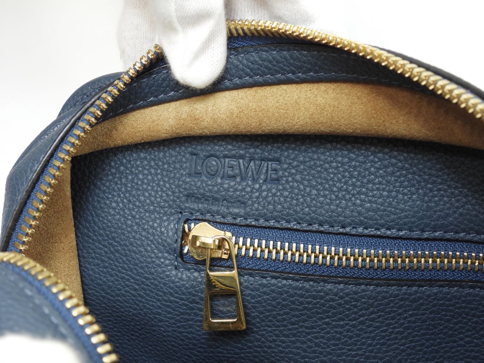 極美品 Loewe ロエベ アマソナ アマソナ28 バッグ（ソフトグレインカーフ） ベージュ - LOEWE