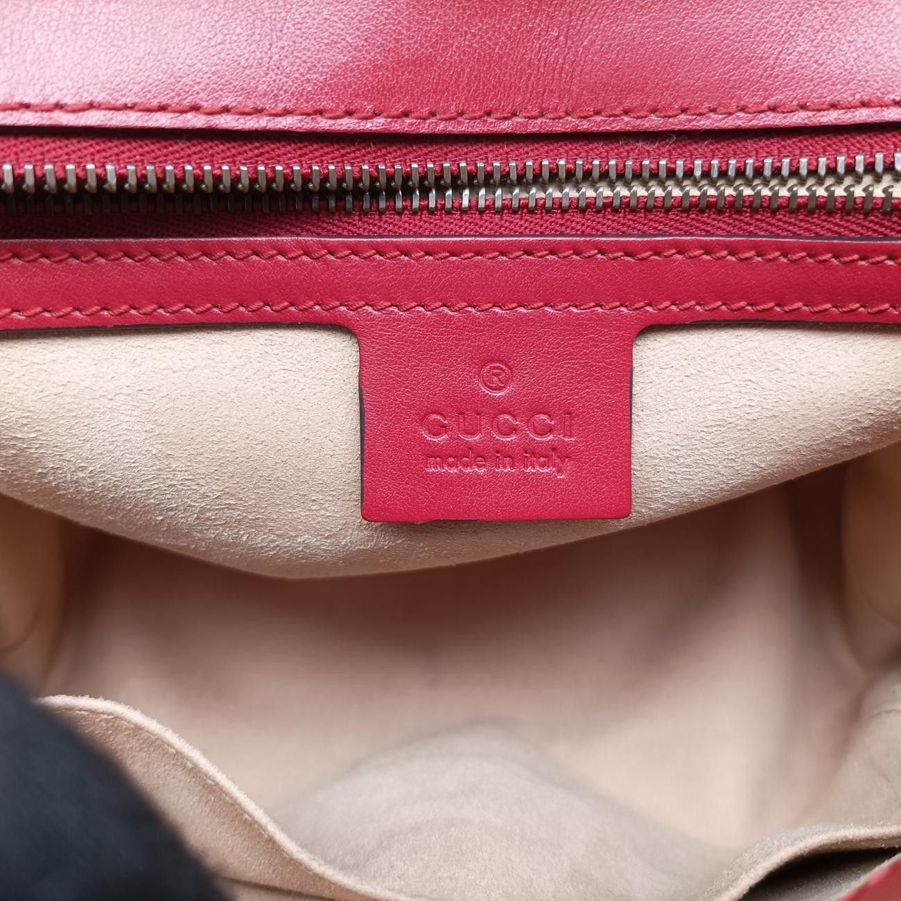 グッチGucciGGマーモントレッドレザー498110H024260694