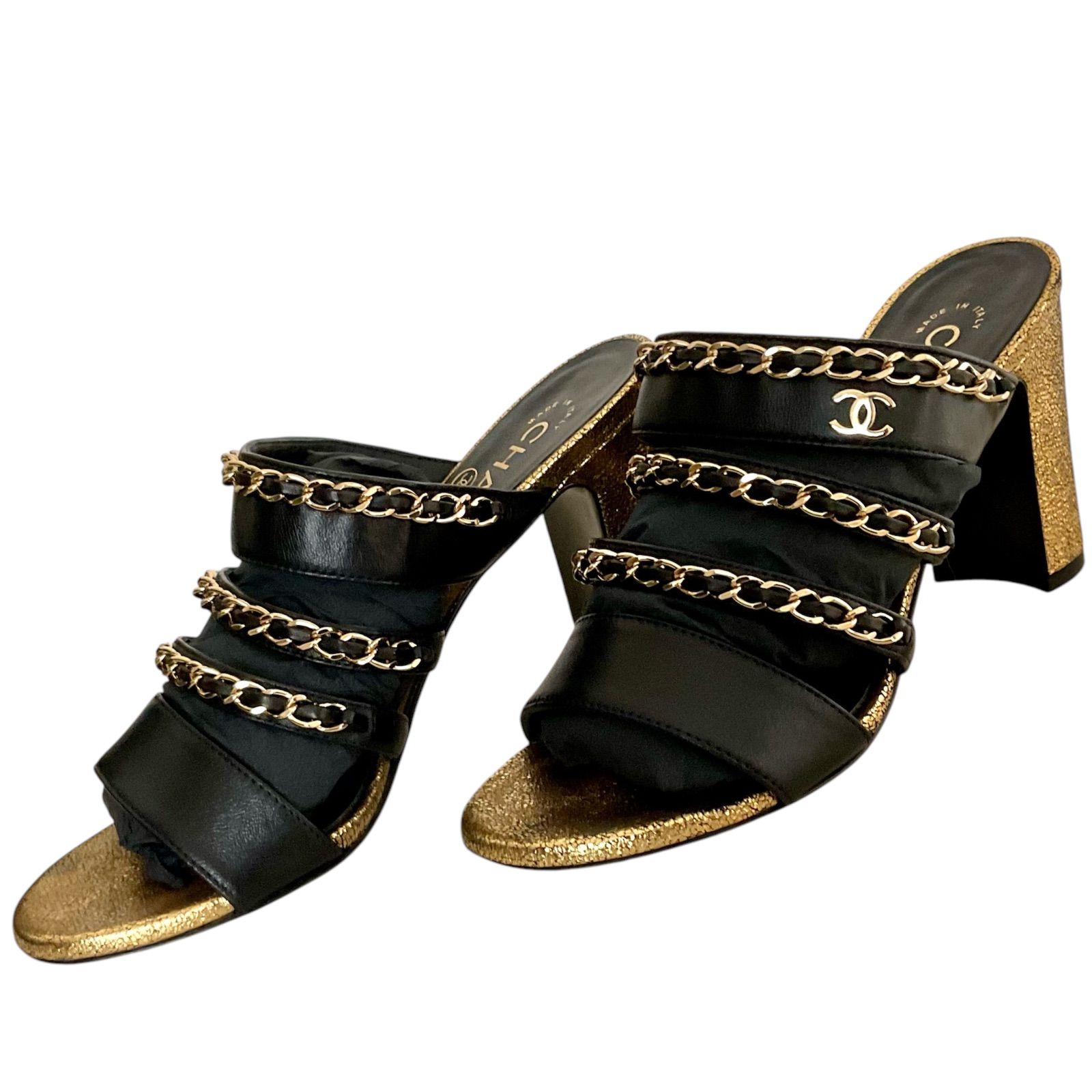 2019SS ⭐️ゴールドチェーン】 シャネル CHANEL ゴールドチェーン 