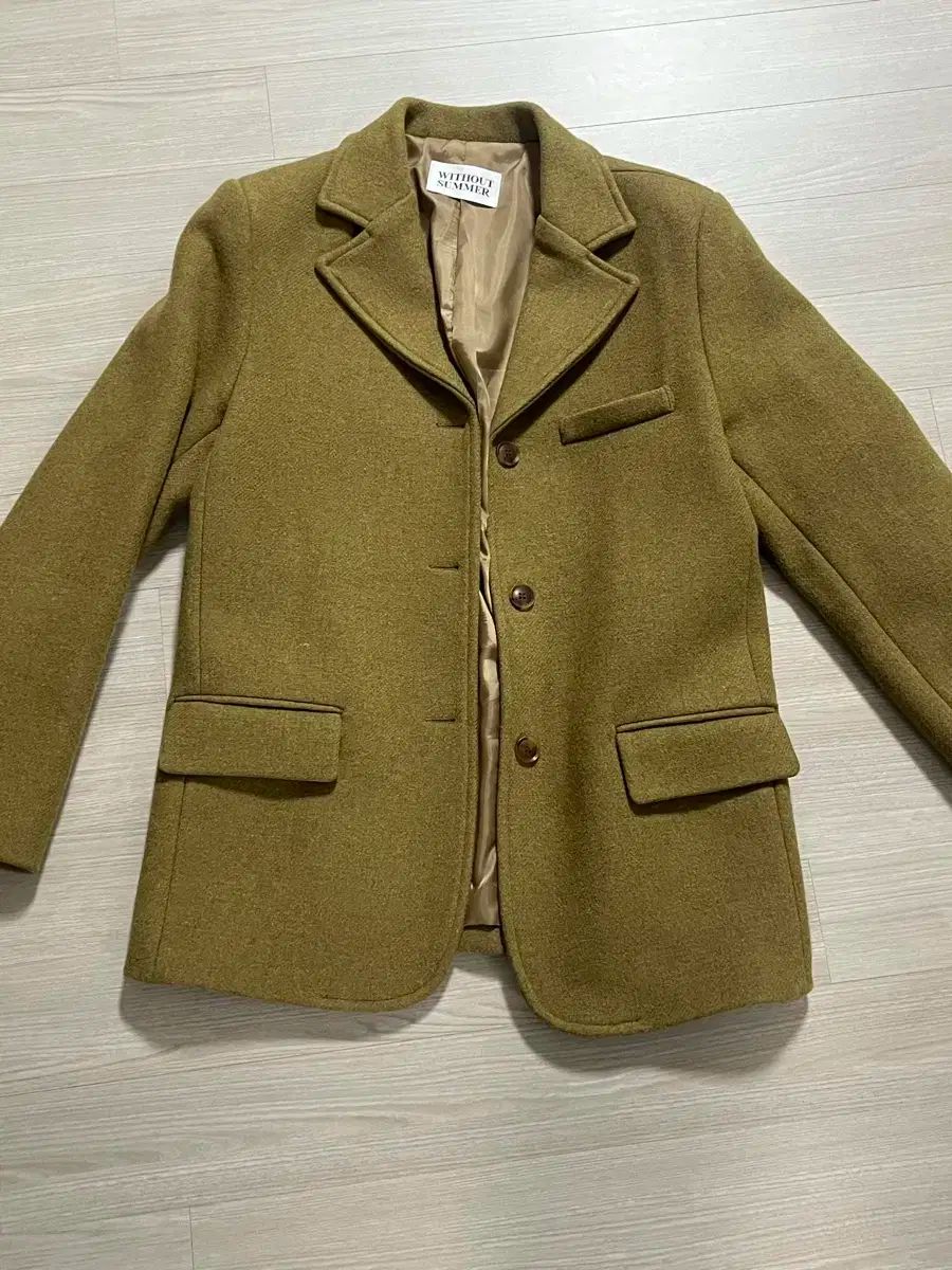 WITHOUTSUMMER ロマンジャケット カーキ