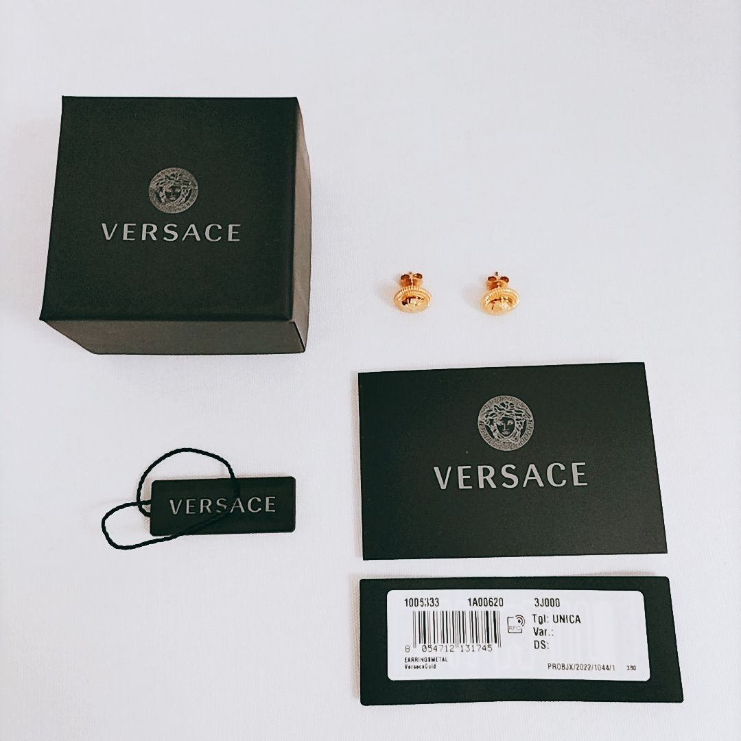 新品未使用】VERSACE メドゥーサ ビギー スモール スタッドピアス 