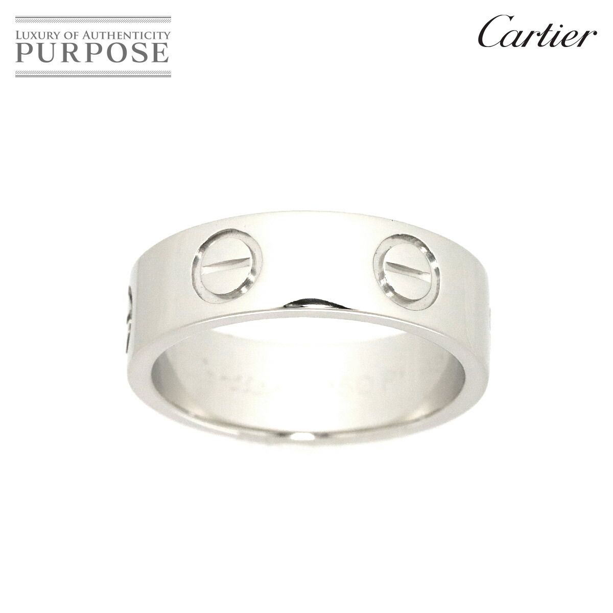 カルティエ Cartier ラブ #49 リング Pt プラチナ 指輪 Love Ring