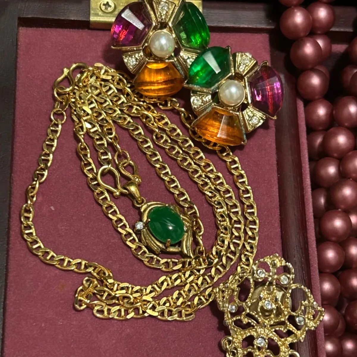 （30）アクセサリー　イミテーション　ネックレス　ピアス　指輪　ブローチ 55）アクセサリー イミテーション ネックレス ピアス 指輪 ブローチ