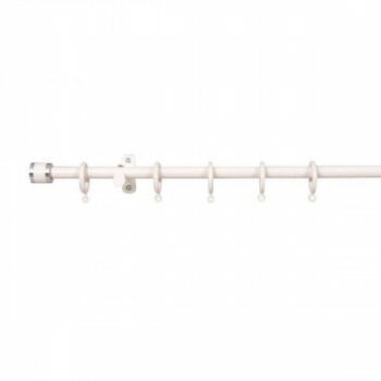 カーテンレール フェスタ 3.0mシングル 木目ホワイト I7748