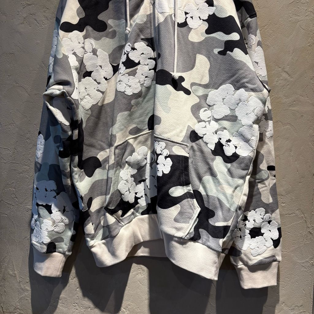 DENIM TEARS グレー ジップパーカー M