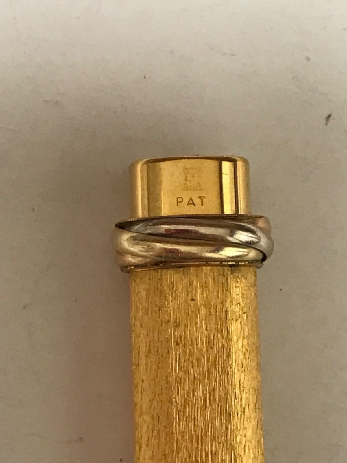 Cartier/カルティエ ヴィンテージ トリニティ ロゴ入り キャップ式