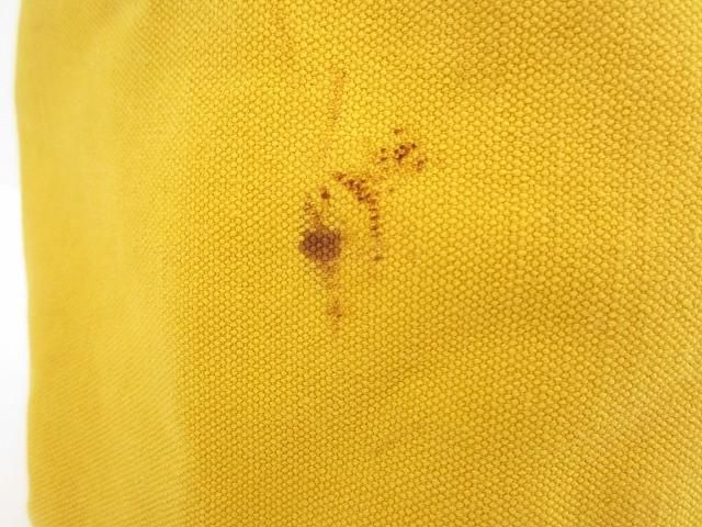 エルメス HERMES ポロション ミミル PM 巾着ショルダーバッグ リュック キャンバス レザー イエロー 鞄