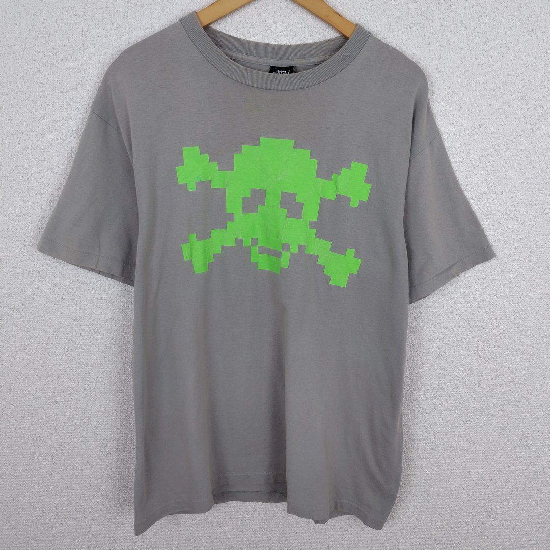 90's Stussy グレー Tシャツ Lサイズ USA製