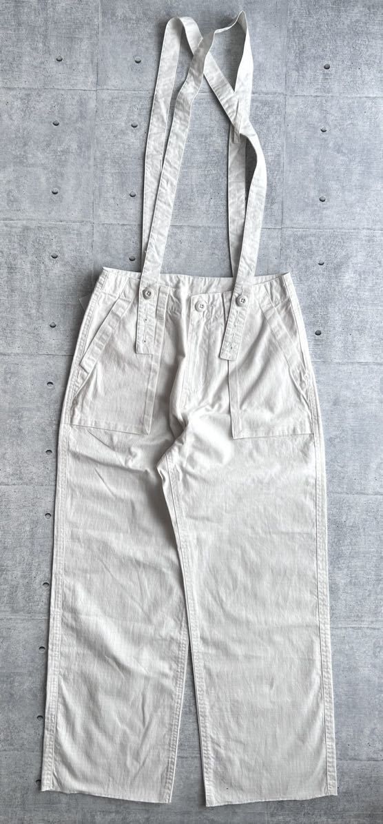 新品 キッフェ ベイカーパンツ サス付き リップストップ サロペット 