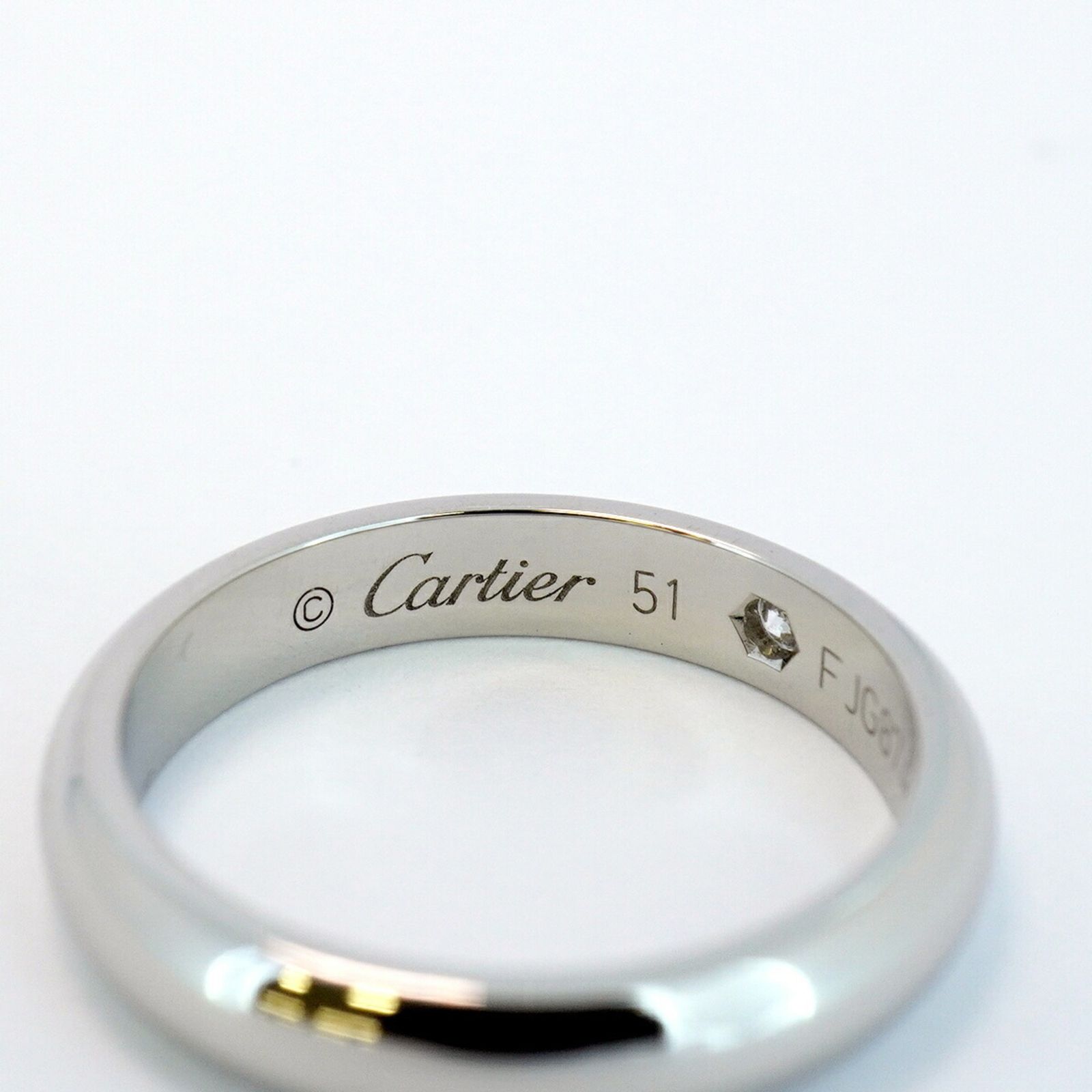 Cartier カルティエ 12号 ラブリング Pt950 8.5g 表記サイズ50