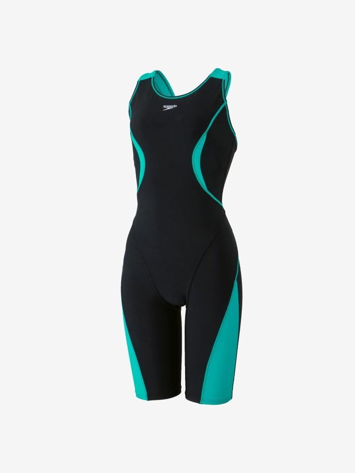 【新品・5営業日で発送】Speedo(スピード) FEEL_UP_L-KNEESKIN (SFW12355) 色 : K*AQ サイズ : L 