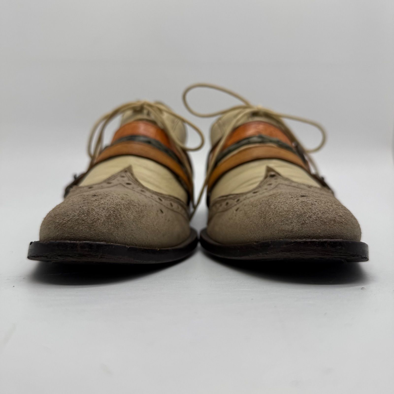 alfredo BANNISTER y2k strap leather shoes w tip 41 アルフレッド