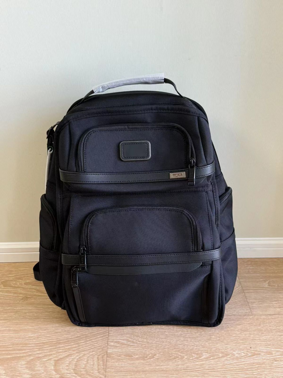 TUMI ALPHA 3 ブラックデラックス 多機能 ショルダーバッグ リュック