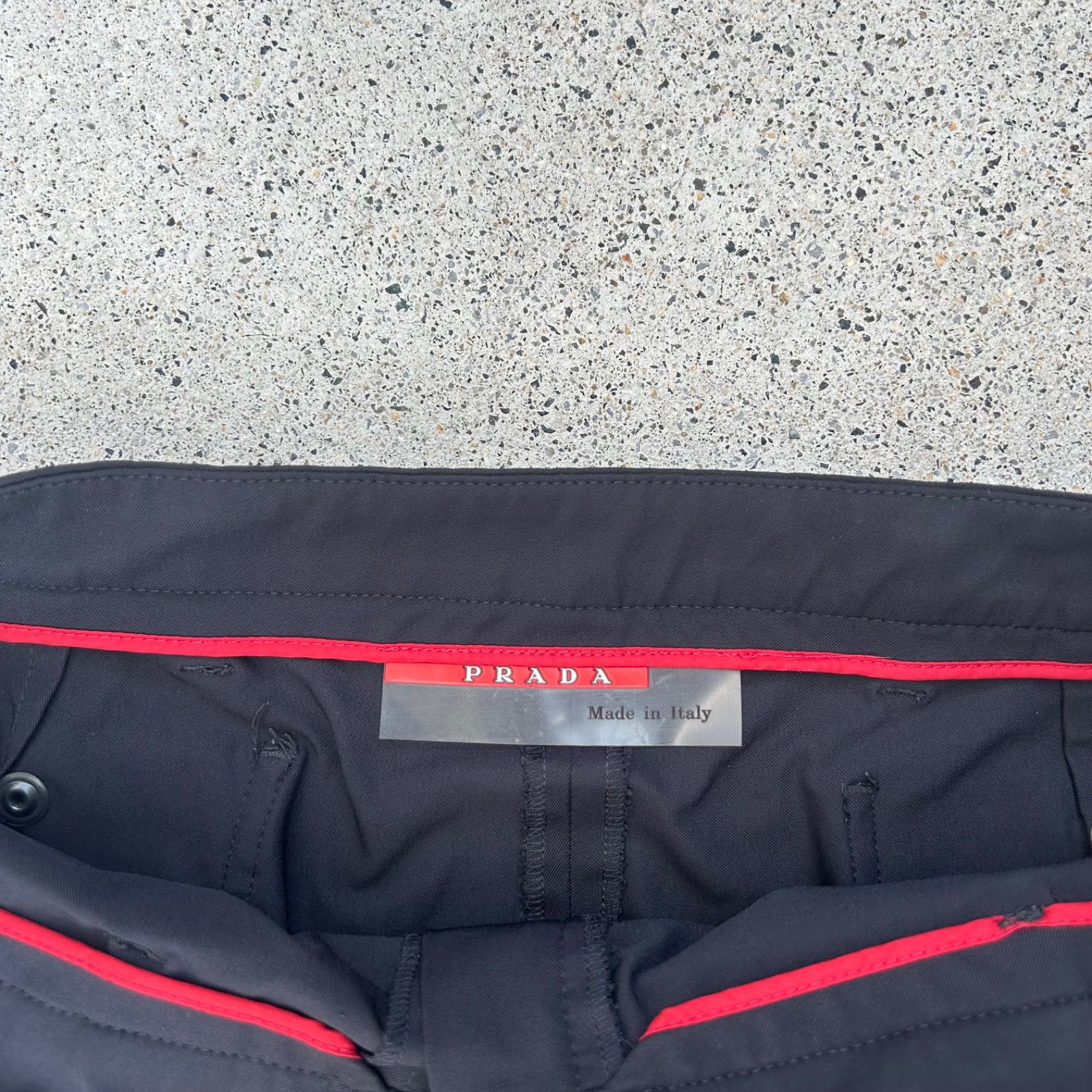 prada sports straight pants