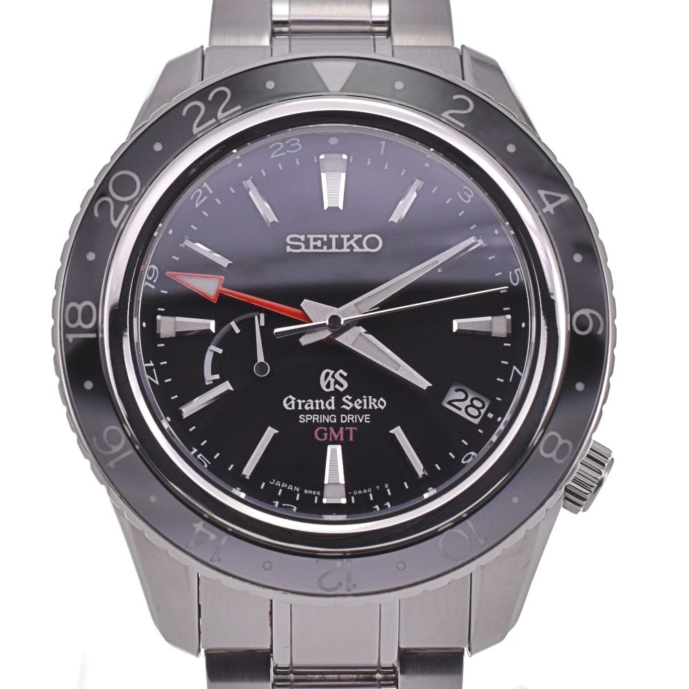 セイコー SEIKO SBGE001/9R66-0AA0 グランドセイコー GMT パワーリザーブ デイト スプリングドライブ メンズ美品箱付き  R#132855 - メルカリ