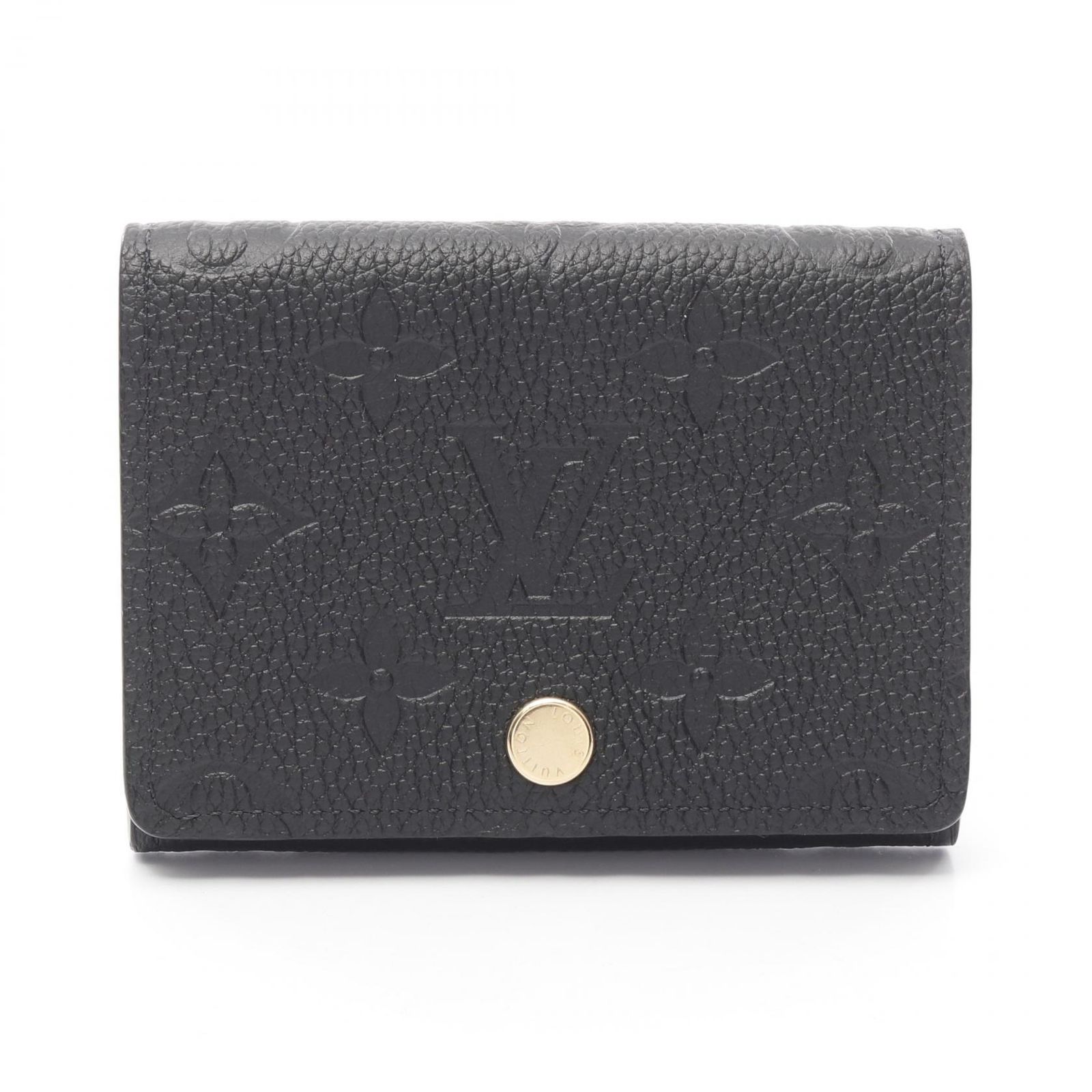 ルイ ヴィトン LOUIS VUITTON カードケース アンヴェロップ カルト ドゥ ヴィジット M58456 ノワール レザー アンヴェロップ カルト ドゥ ヴィジット レディース Used A