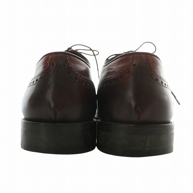DSQUARED2 黒ウィングチップレザーシューズ 42 DSQUARED2 黒ウィングチップレザーシューズ 42