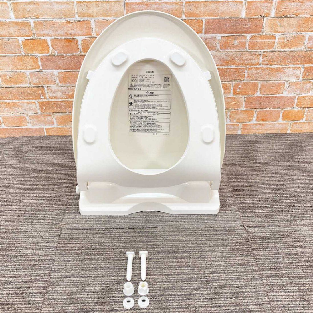 TOTO ウォームレット TCF116 温便座 中古品】【良品】 TOTO 暖房便座