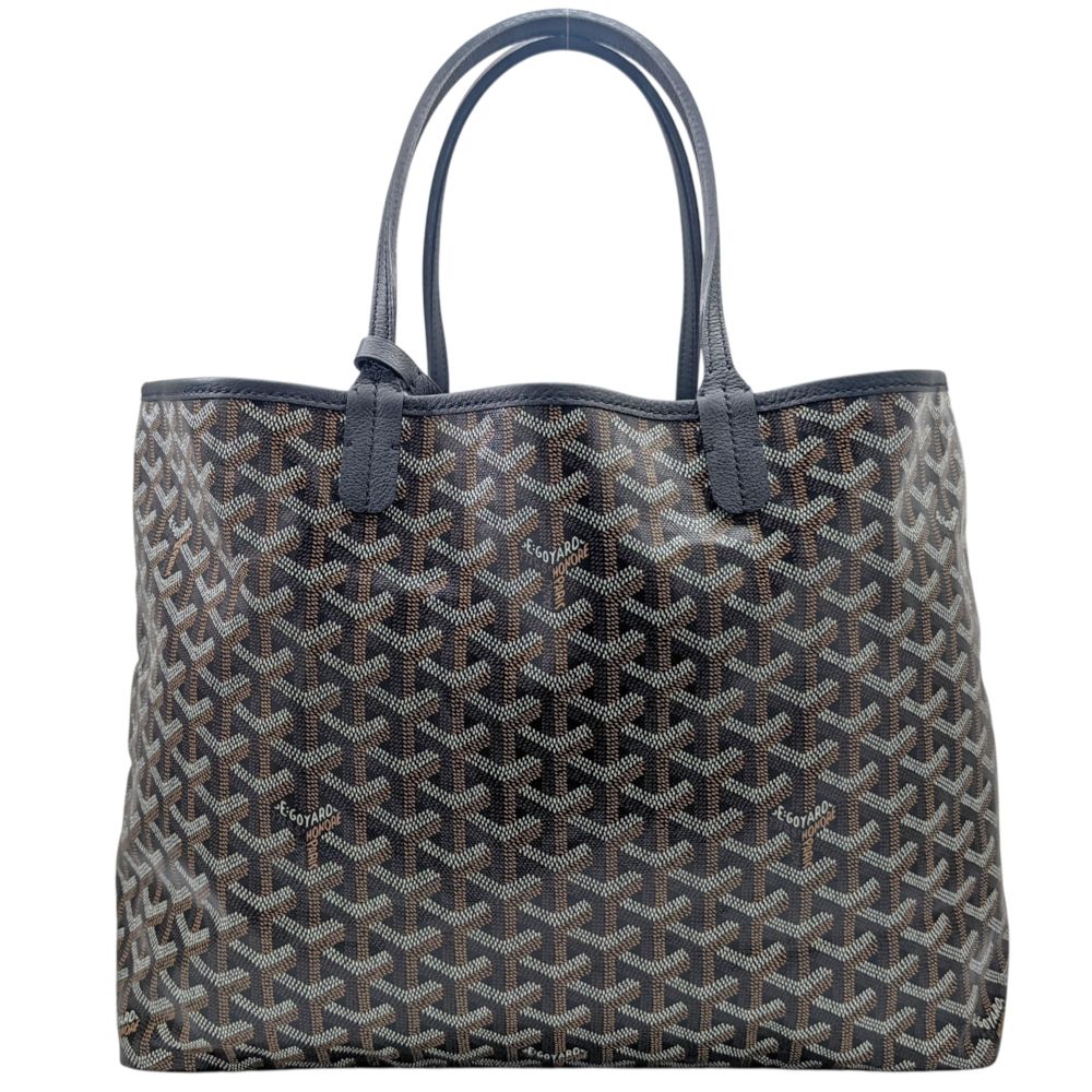 Goyard 黒　レザー サンルイ　ポーチ GOYARD 送料無料 ゴヤール サンルイPM トートバッグ ショルダー