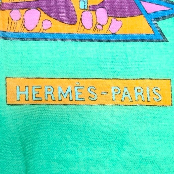HERMES 大判スカーフ　ショール ストール パレオ フランス製　未使用品 楽天市場】エルメス HERMES パレオ コットン 大判スカーフ