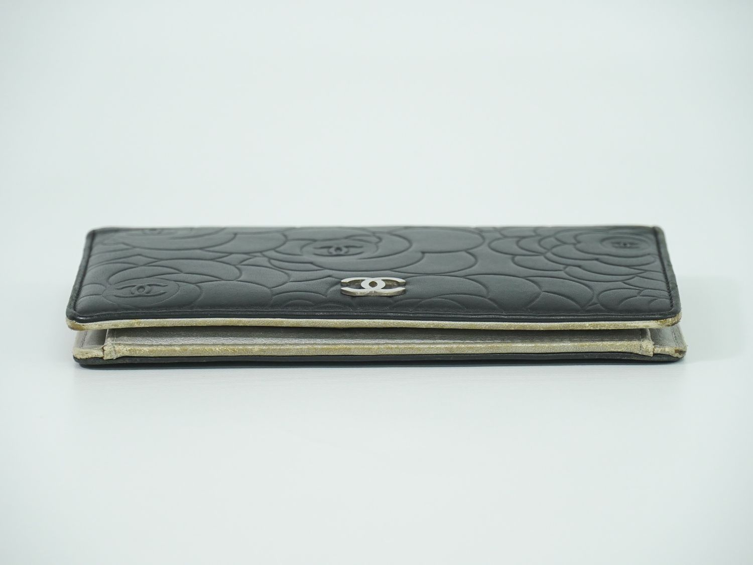 本物 CHANEL シャネル ココマーク カメリア 長財布 ロングウォレット  