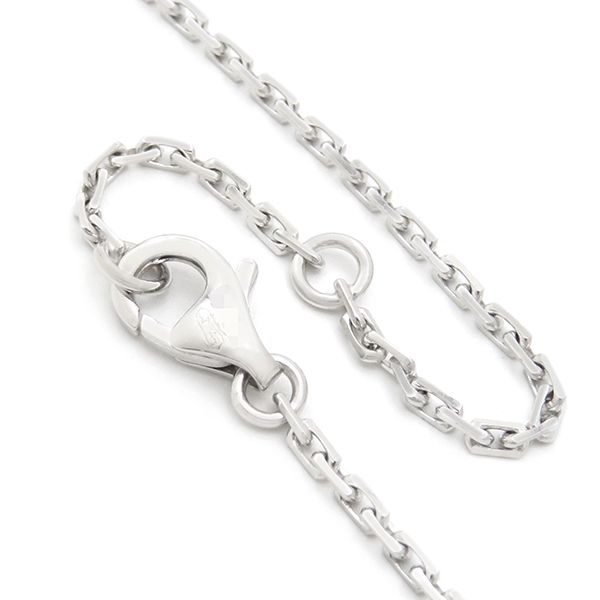 カルティエ Cartier ネックレス ラブ ロゴ K18WG ホワイトゴールド 18  