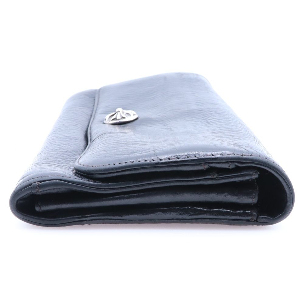 クロムハーツ ジュディベイビーブルー クロスボタン 長財布 CHROME