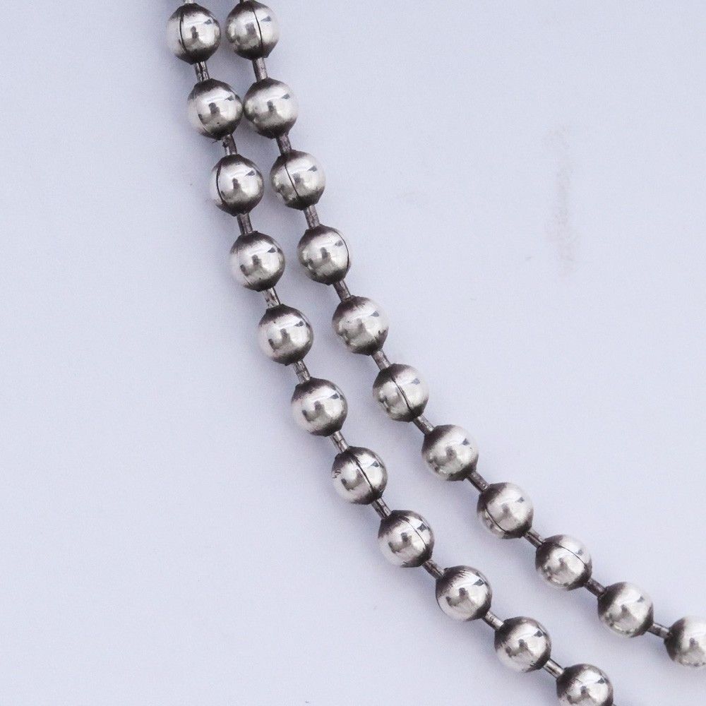 CHROME HEARTS ネックレス ボールチェーン 48cm シルバー - メルカリ