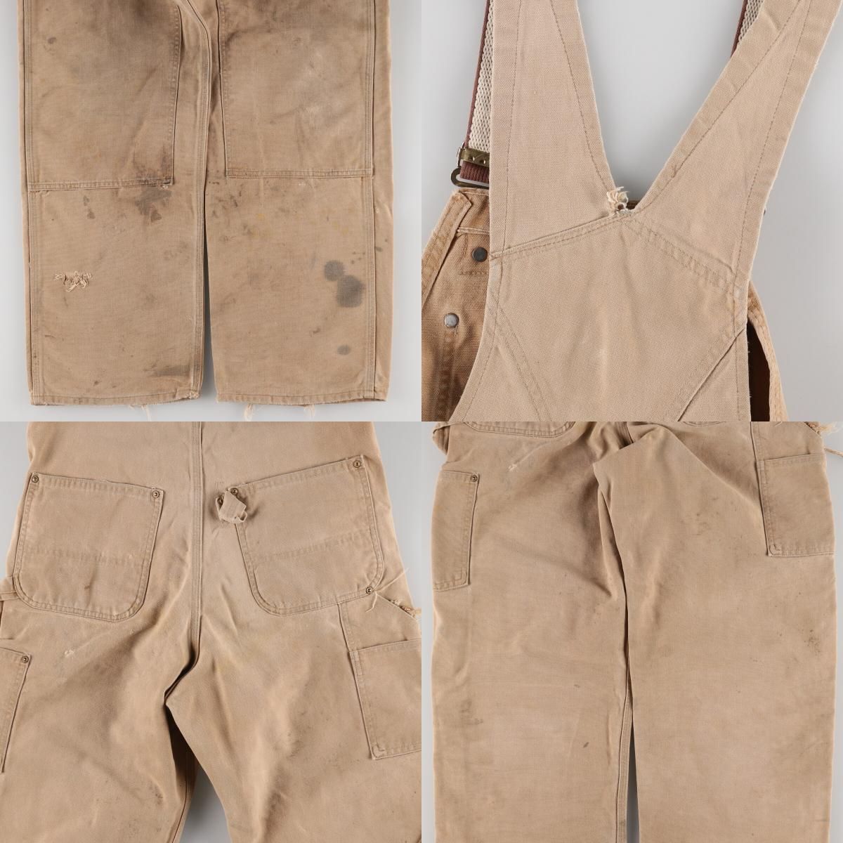 古着　USA製　カーハート　ダブルニー　オーバーオール 90s USA製 carhartt カーハート ダブルニー ダック