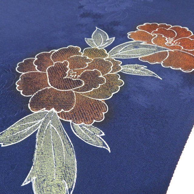 □TA-5701◇正絹 鹿の子 地紋 反物 未仕立て 20241227