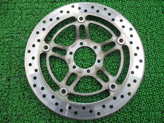 VTR250 フロントブレーキディスク ホンダ 純正 中古 バイク 部品 そのまま使える 曲がり無し MC33 ホーネット250にも MC31 車検 Genuine 60 VTR250 フロントブレーキディスク ホンダ 純正 バイク 部品 そのまま