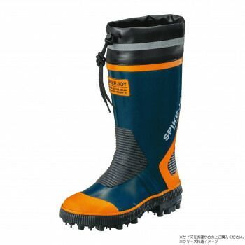 福山ゴム工業 作業靴 スパイクジョイ 5 ネイビー M AA89400