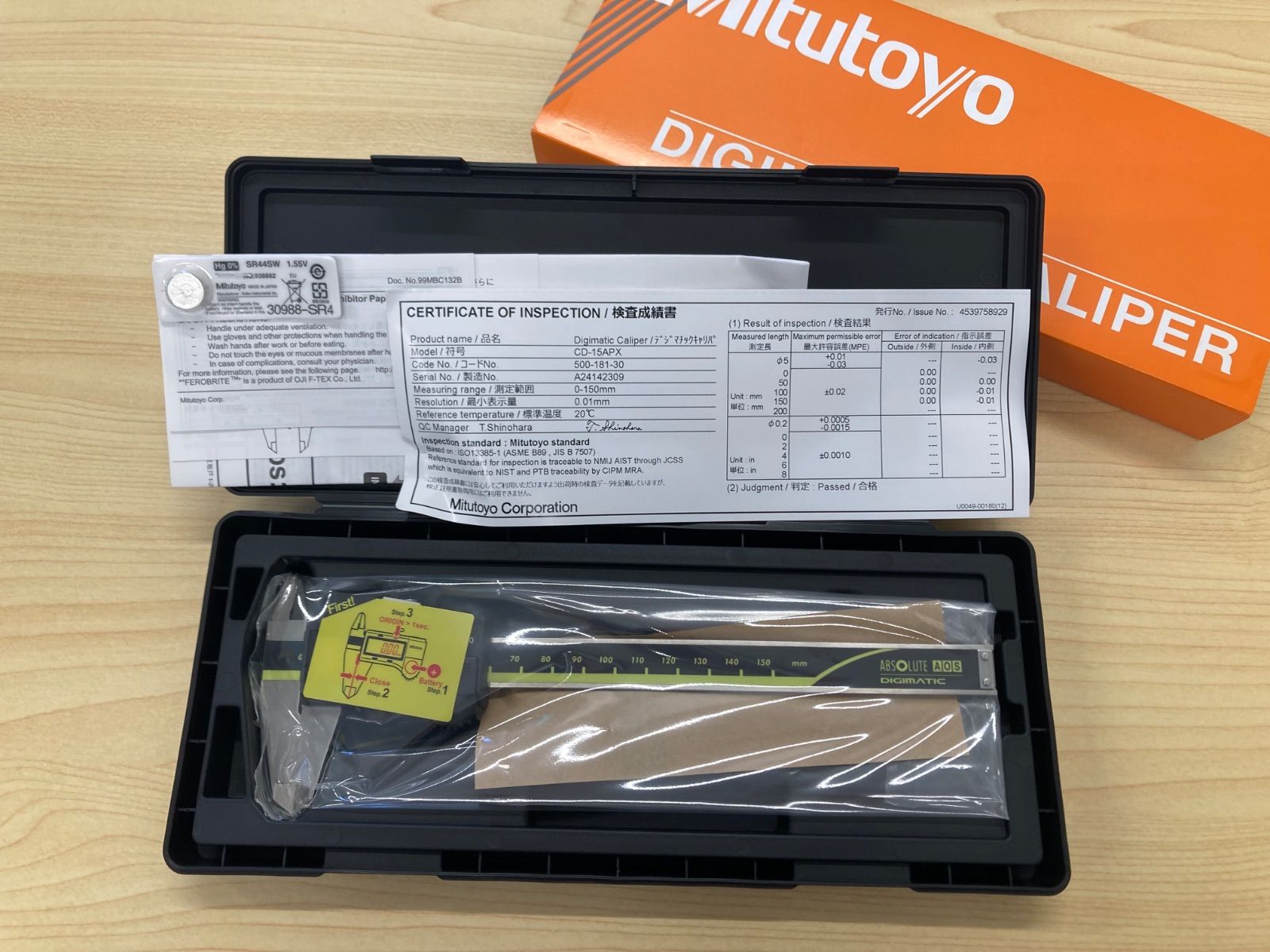 ノギス Mitutoyo CD-15APX 500-181-30 新品未使用 ミツトヨ ノギス Mitutoyo CD-15APX 500-181-30 新品未使用 ミツトヨ