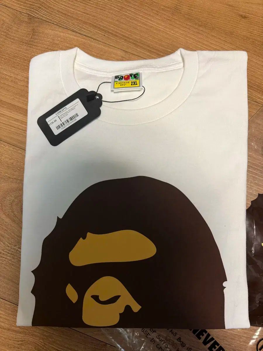A BATHING APE(アベイシングエイプ) ビッグヘッド 長袖 ロングスリーブ Tシャツ XXL