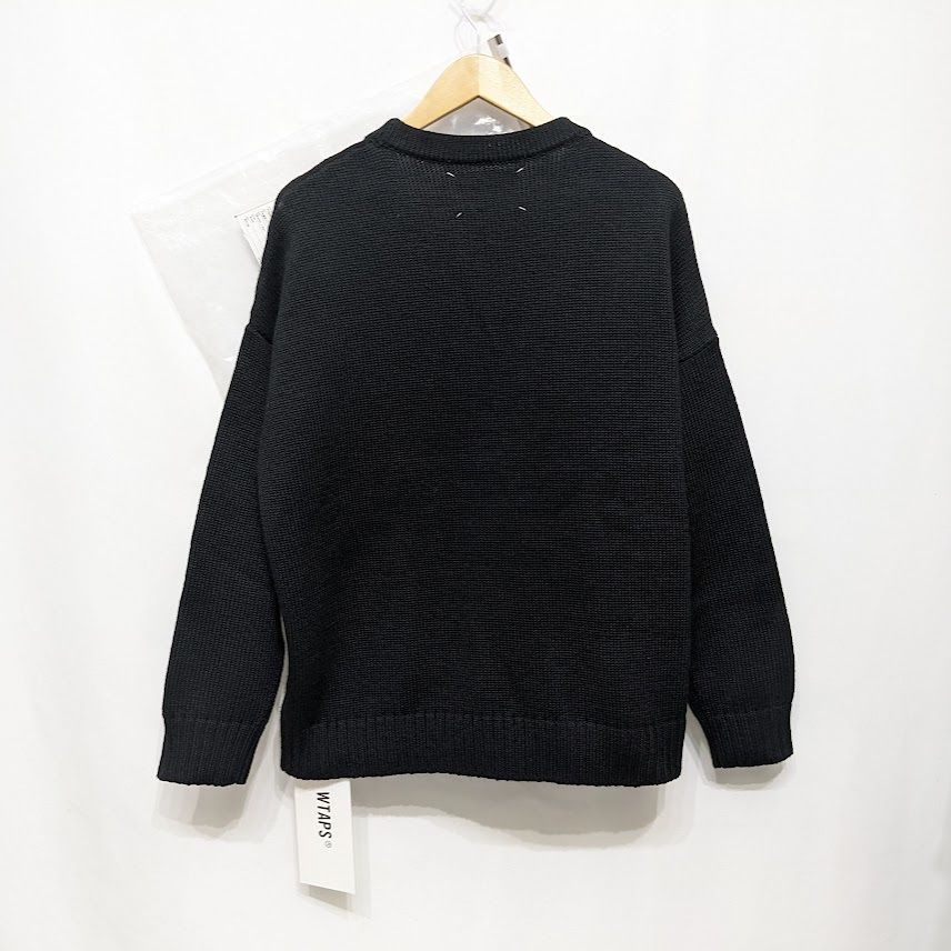 試着のみ WTAPS ダブルタップス PALMER SWEATER カーディガン 212MADT-KNM01 ブラック サイズ2 ポリエステル -  メルカリ