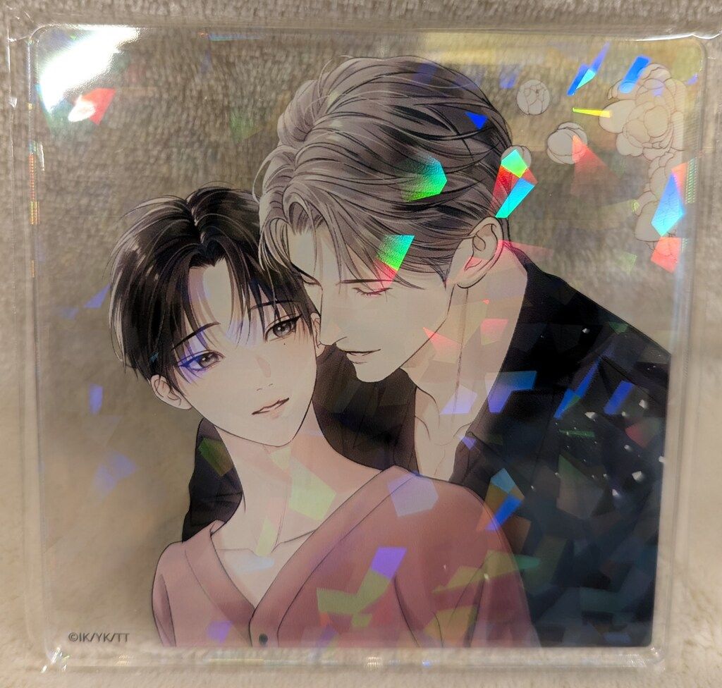 αの花嫁/Ωの花燭コラボカフェ LΩVE CαGE　マンガ展　アクリルコースター αの花嫁/Ωの花燭コラボカフェ LΩVE CαGE アクリルコースター