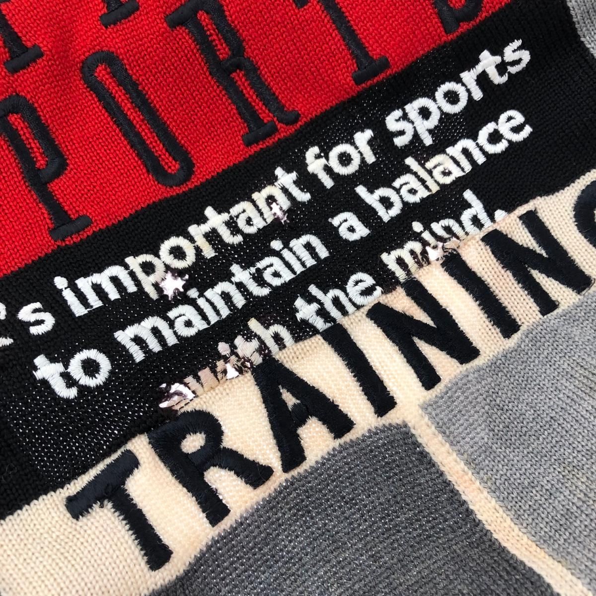 PIA SPORTS イエロー セーター サイズ5 PIA SPORTS ピアスポーツ ニット サイズ:5 マルチカラー メンズ