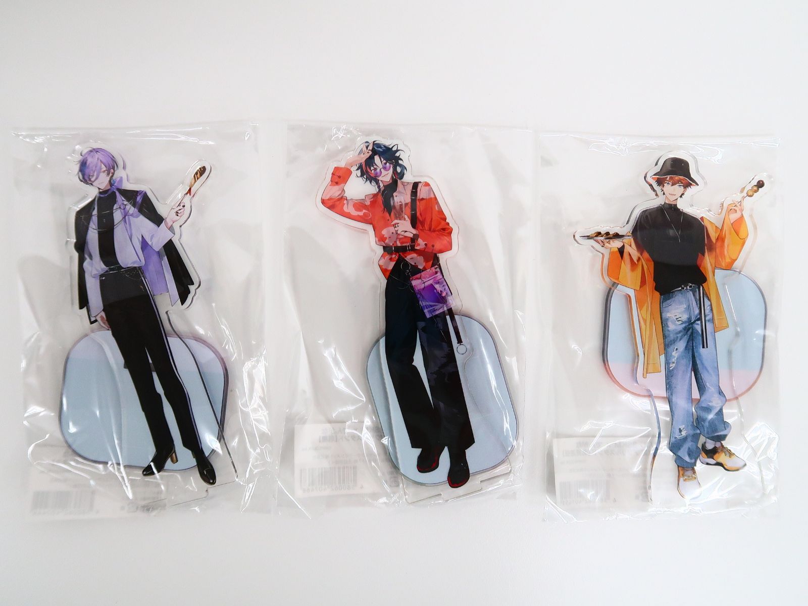 3点セット にじさんじ 3SKM×串かつ でんがな アクリルスタンド