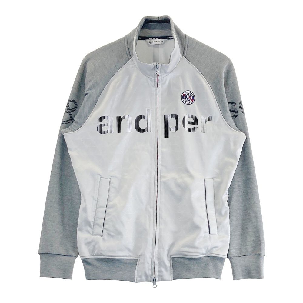 サイズ：L AND PER SE アンパスィ ジップジャケット ドット柄