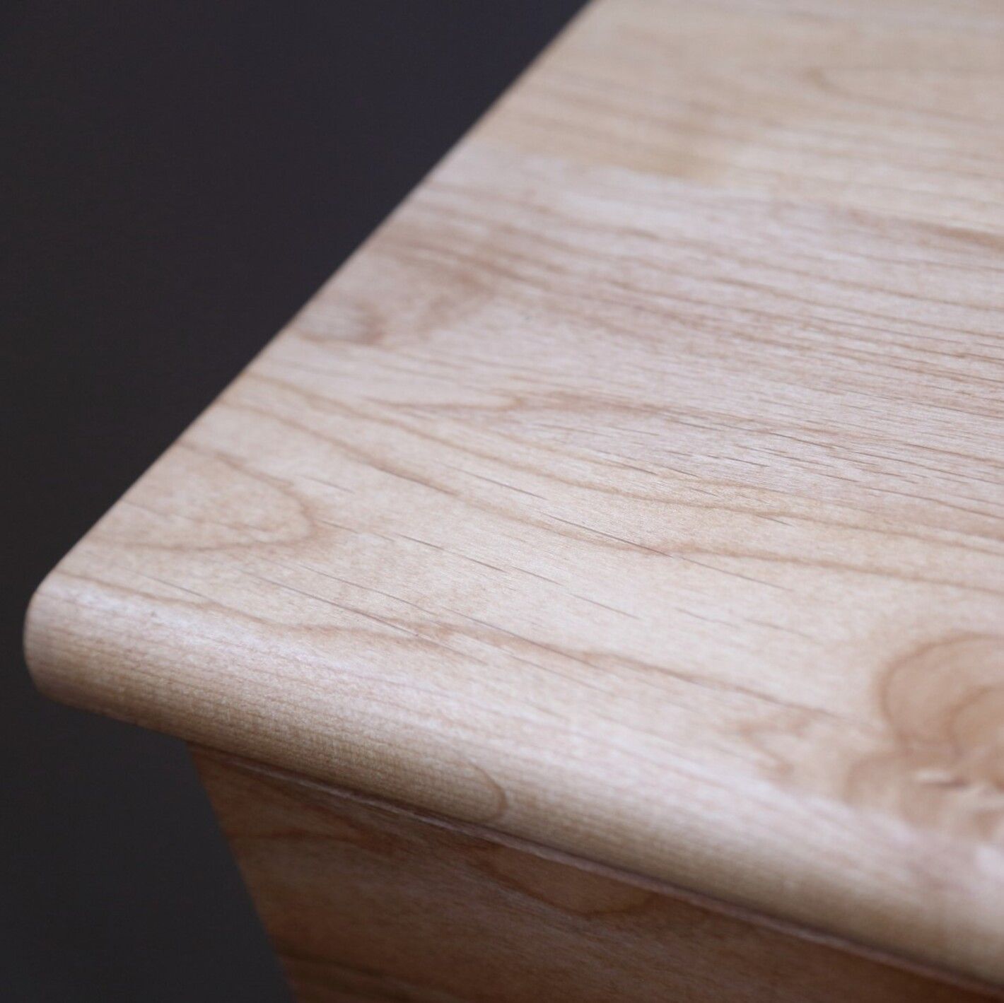 アルダー材 机 オイル塗装 引き出し付き 学習机 引出し付 ワークデスク