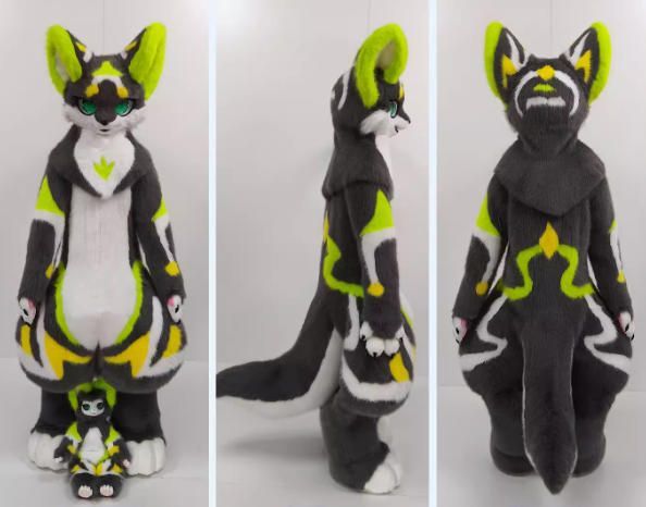 着ぐるみ ケモノ体 フルスーツ 短毛タイプ NO.125 Mサイズ 最 セット ケモノ ファースーツ ぬいぐるみ コスプレ コスチューム