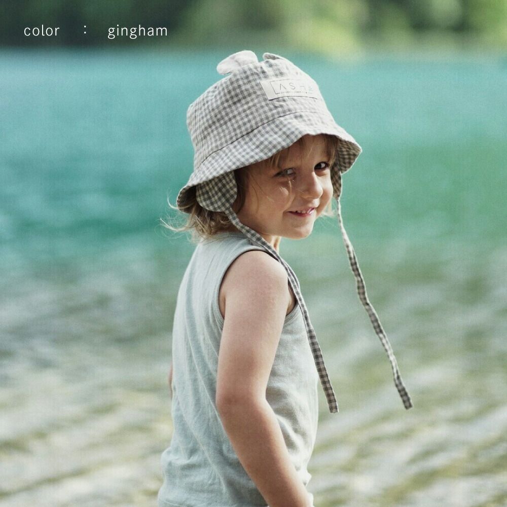 ASH u003cstoneu003e bearハット Bisque びすく 韓国子供服