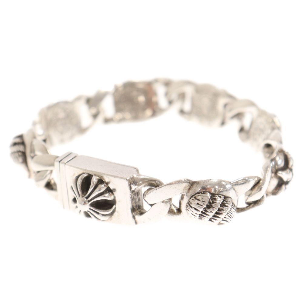 クロムハーツ  SMALL MULTI LINK/スモールマルチリンク シルバーブレスレット メンズ 7LINK CHROME HEARTS (クロムハーツ) SMALL MULTI LINK スモールマルチリンク