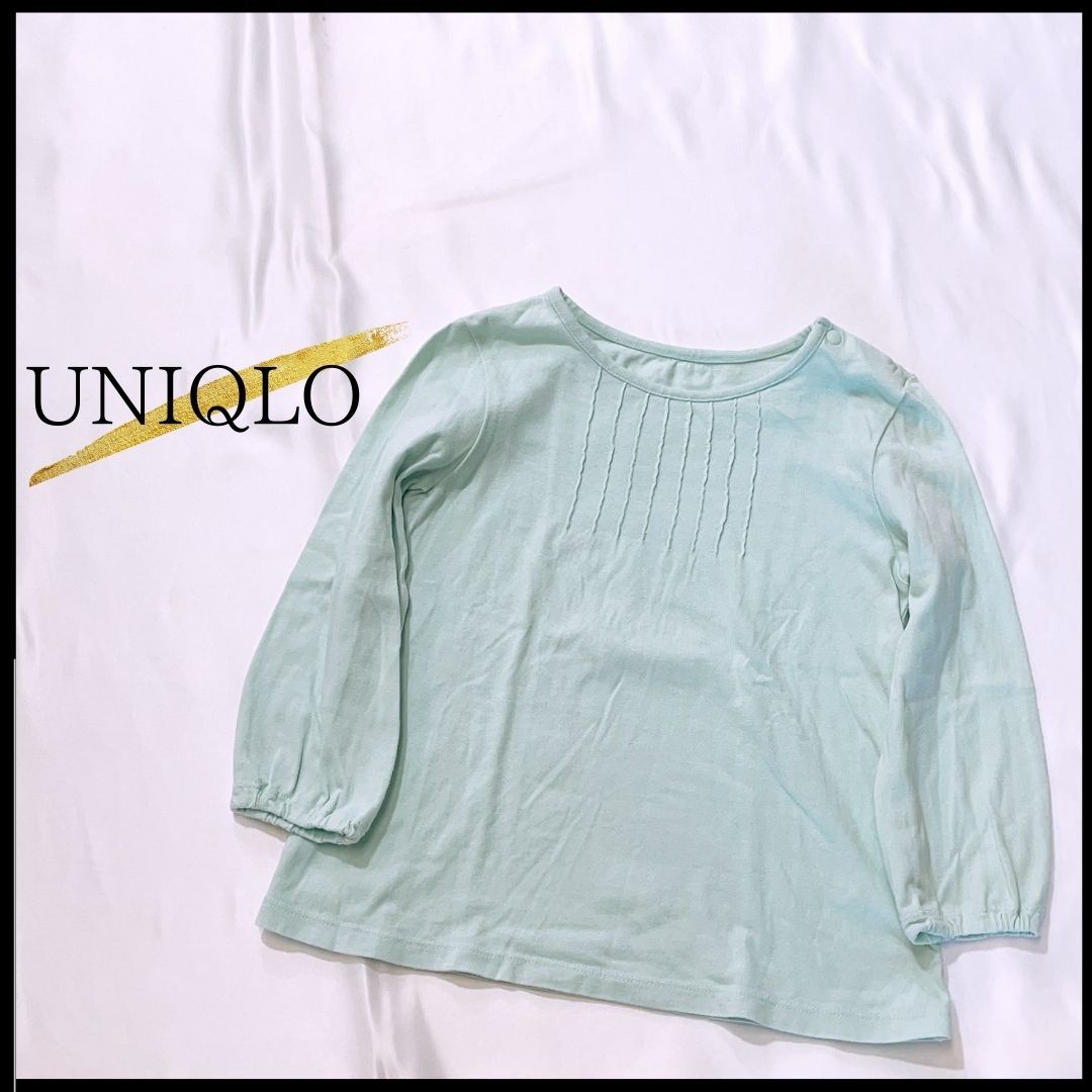 28694】 UNIQLO ユニクロ 長袖Tシャツ ロンT カットソー サイズ90