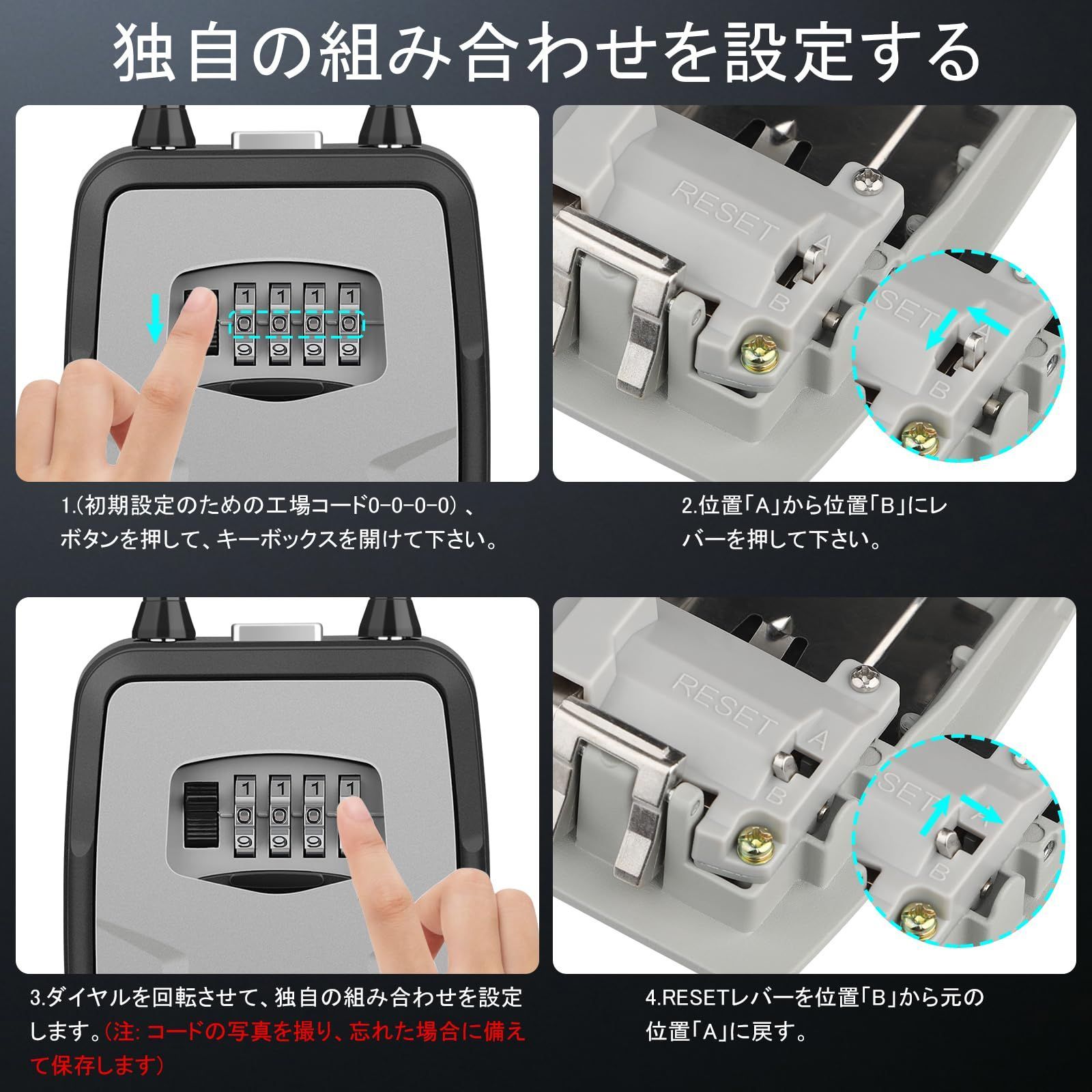 新品 キー ボックス [大きい] Diyife キーボックス 屋外 キー