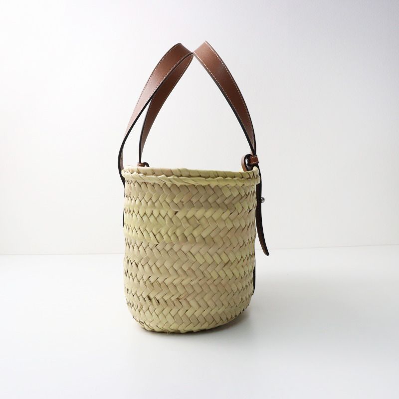 LOEWE かごバッグ ナチュラル/ブラウンスモール LOEWE - ロエベ LOEWE ハンドバッグ バスケットバッグ スモール