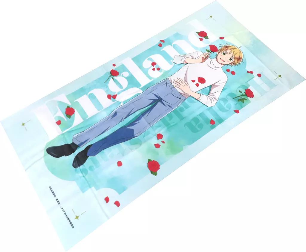 中古】タオル・手ぬぐい イギリス BIGバスタオル 「アニメ ヘタリア