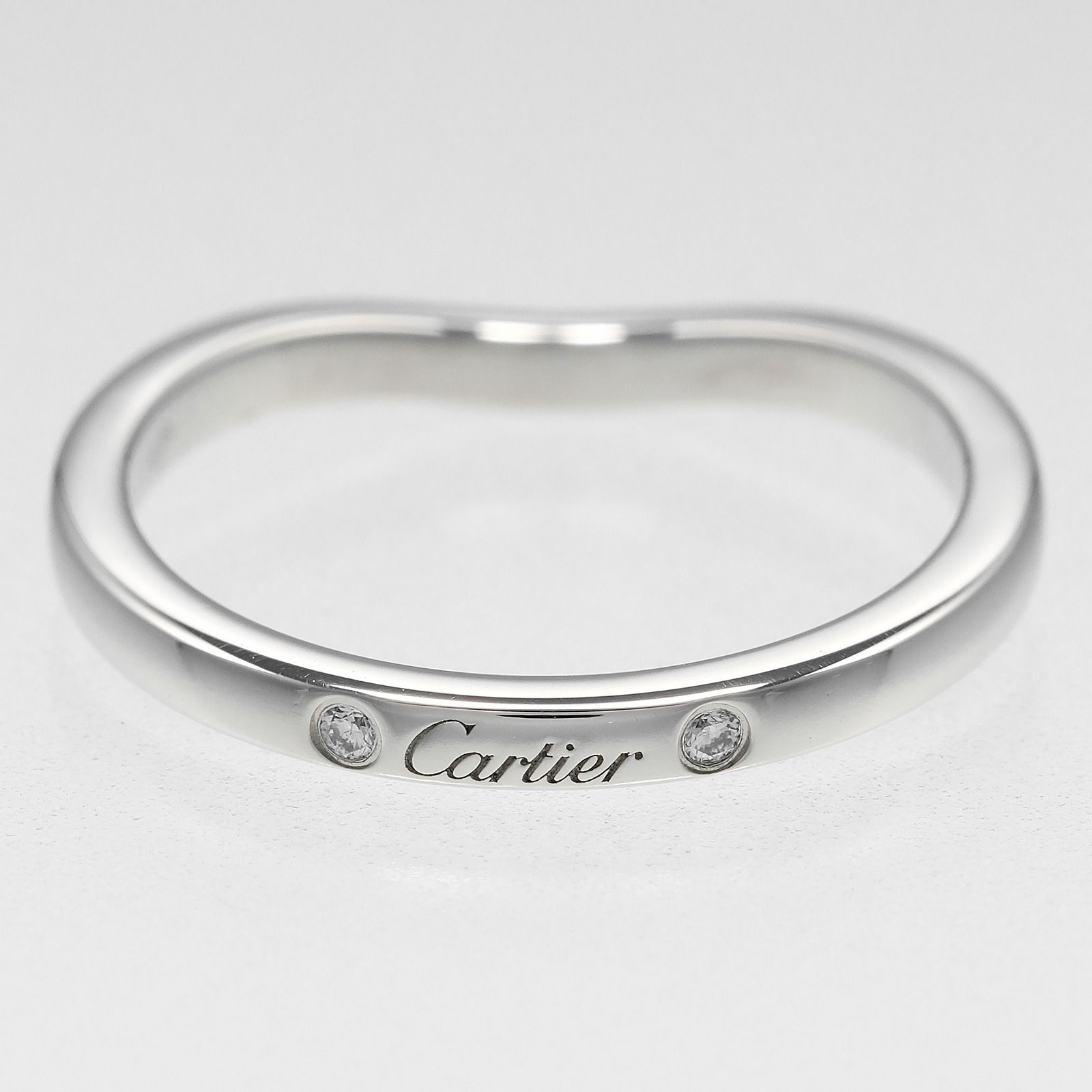 CARTIER】カルティエ バレリーナ カーブ Pt950プラチナ×3P